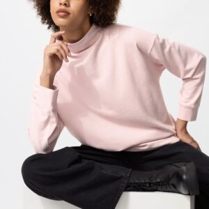 Uniqlo Official | Мягкий трикотажный флис Mock Neck T (ユニクロ公式 | ソフトニットフリースモックネックT)