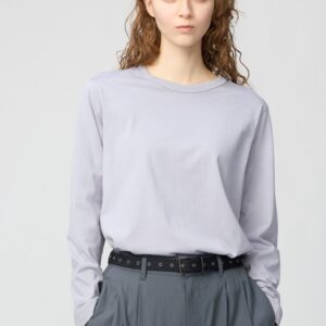 Uniqlo Official | Хлопковая футболка Supima с длинным рукавом (ユニクロ公式 | スーピマコットンT/長袖)